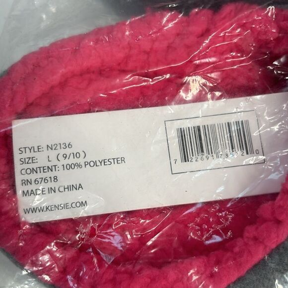 Kensie Slippers New with tags Women’s Size Large 9-10 Fox - Picture 3 of 8